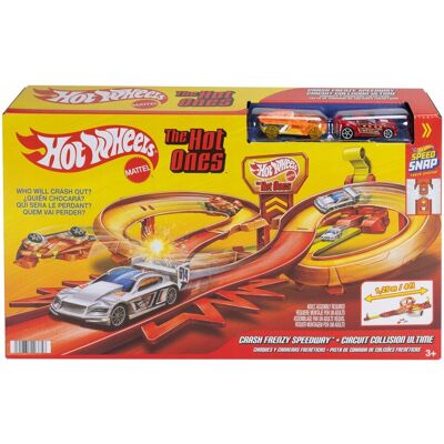 Hot Wheels Rajdowa kraksa Tor wyścigowy Zestaw Zabawka 3+ JFD11 Hot Wheels Rajdowa kraksa Tor wyścigowy Zestaw Zabawka 3+ JFD11