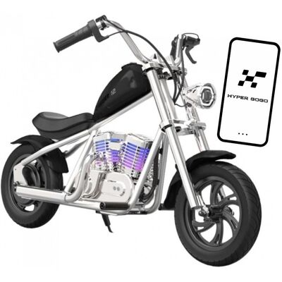 Hyper Gogo Cruiser 12 Plus Motocykl elektryczny z aplikacją - czarny Hyper Gogo Cruiser 12 Plus Motocykl elektryczny z aplikacją - czarny