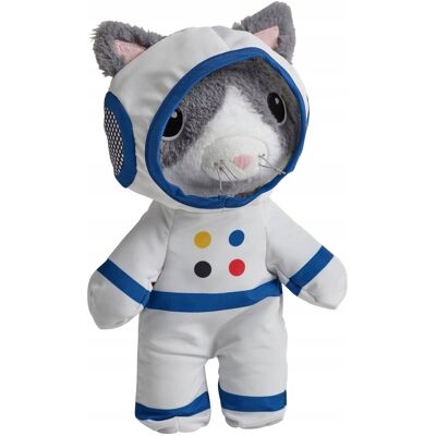 IKEA pluszak AFTONSPARV pluszowy astronauta w skafandrze kot szary 28cm IKEA pluszak AFTONSPARV pluszowy astronauta w skafandrze kot szary 28cm