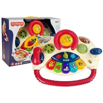 Import Lean Toys, Interaktywna kierownica dla dzieci, odgłosy zwierząt Import Lean Toys, Interaktywna kierownica dla dzieci, odgłosy zwierząt