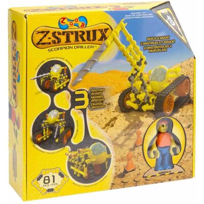 Infinitoy, Zoob, klocki konstrukcyjne Z-Strux Scorpion Driller Infinitoy, Zoob, klocki konstrukcyjne Z-Strux Scorpion Driller