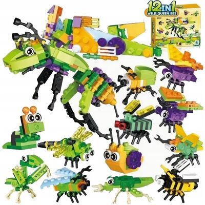 Inny producent INSEKTY ROBAKI KLOCKI FIGURKI OWADY PUZLE 3D SUPER ZESTAW 12w1 Insekt Inny producent INSEKTY ROBAKI KLOCKI FIGURKI OWADY PUZLE 3D SUPER ZESTAW 12w1 Insekt