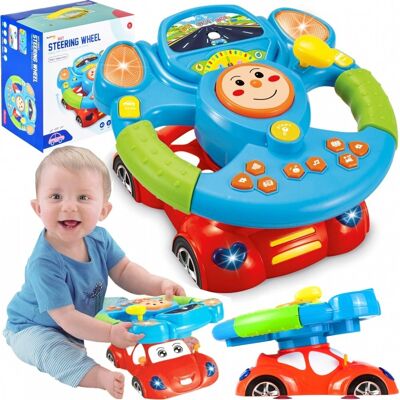 MalPlay Interaktywna Kierownica Muzyczna Samochód Auto MalPlay Interaktywna Kierownica Muzyczna Samochód Auto
