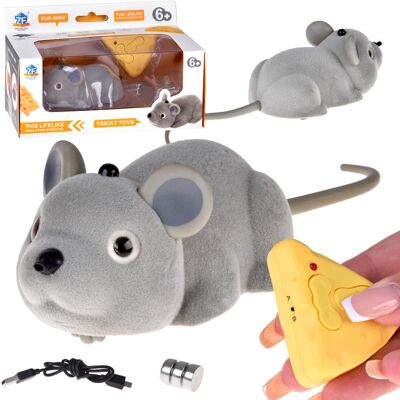 Lean Toys Interaktywna Zabawka dla Kota:myszka Pilota Lean Toys Interaktywna Zabawka dla Kota:myszka Pilota