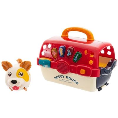 Lean Toys Interaktywna Zabawka Piesek W Walizce Lean Toys Interaktywna Zabawka Piesek W Walizce