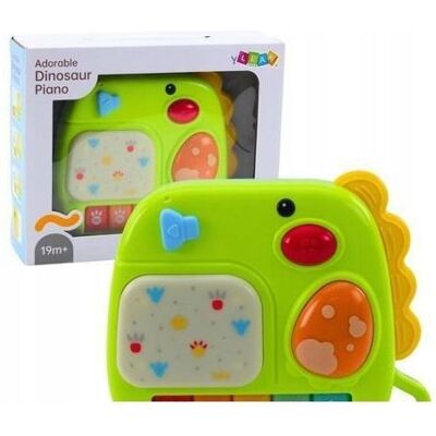 Lean Toys Interaktywne Pianinko Dla Malucha Dinozaur Zielony Lean Toys Interaktywne Pianinko Dla Malucha Dinozaur Zielony