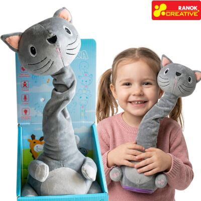 Creative Interaktywny Gadający Kotek Rozmawia i Tańczy Maskotka dla Dzieci Creative Interaktywny Gadający Kotek Rozmawia i Tańczy Maskotka dla Dzieci