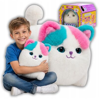 nieznany producent Interaktywny Kotek z Różowymi Uszkami Pluszowy Maskotka Pudełku Dla Dzieci nieznany producent Interaktywny Kotek z Różowymi Uszkami Pluszowy Maskotka Pudełku Dla Dzieci