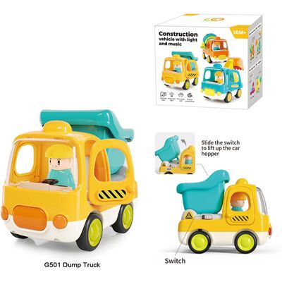 Lean Toys Interaktywny Pojazd Wymiotnik dla Dzieci Lean Toys Interaktywny Pojazd Wymiotnik dla Dzieci