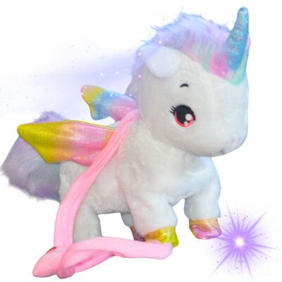 Sferazabawek Interaktywny Pony Jednorozec unicorn kucyk chodzacy zabawka na smyczy chodzi Sferazabawek Interaktywny Pony Jednorozec unicorn kucyk chodzacy zabawka na smyczy chodzi