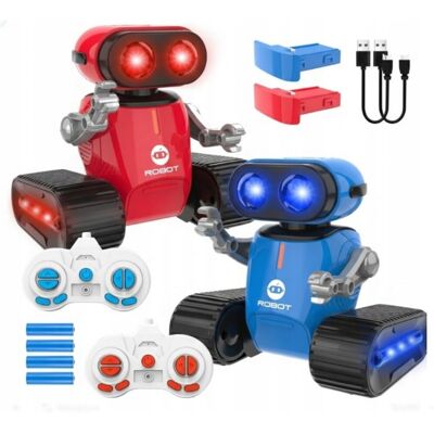 Inny producent Interaktywny Robot RC Zdalnie Sterowany Akumulator Taniec Muzyka Światł LED Inny producent Interaktywny Robot RC Zdalnie Sterowany Akumulator Taniec Muzyka Światł LED