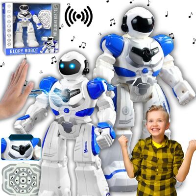 Bounn Interaktywny robot zdalnie sterowany programowany wykrywanie gestów 3 lata+ Bounn Interaktywny robot zdalnie sterowany programowany wykrywanie gestów 3 lata+