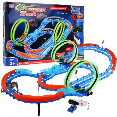 Lean Toys INTERAKTYWNY Z AUTKIEM TOR WYŚCIGOWY DLA DZIECI Lean Toys INTERAKTYWNY Z AUTKIEM TOR WYŚCIGOWY DLA DZIECI