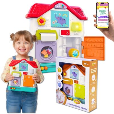 INTERAKTYWNY Zręcznościowy DOMEK DUMEL Discovery 10m+ DLA MAŁEGO DZIECKA PREZENT NA ŚWIĘTA + EBOOK INTERAKTYWNY Zręcznościowy DOMEK DUMEL Discovery 10m+ DLA MAŁEGO DZIECKA PREZENT NA ŚWIĘTA + EBOOK