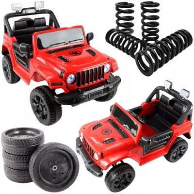 Inny producent JEEP LT Off Road 4x4, Auto na Akumulator 4 Amortyzatory Czerwony 12V 7Ah Inny producent JEEP LT Off Road 4x4, Auto na Akumulator 4 Amortyzatory Czerwony 12V 7Ah