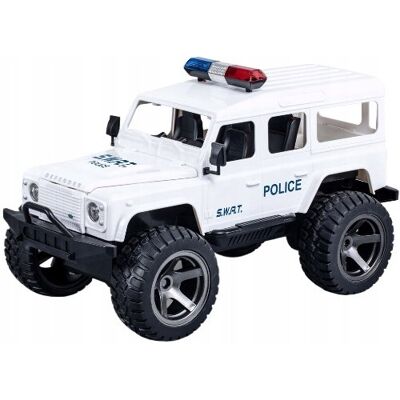 Pan i Pani Gadżet Jeep Rc Policyjny Zdalnie Sterowany Pojazd Samochód Biały Pan i Pani Gadżet Jeep Rc Policyjny Zdalnie Sterowany Pojazd Samochód Biały