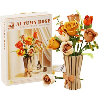 Mould King Jesienny bukiet róż 868el.- Kwiaty Klocki plastikowe konstrukcyjne MJI 13066 MOC Mould King Jesienny bukiet róż 868el.- Kwiaty Klocki plastikowe konstrukcyjne MJI 13066 MOC
