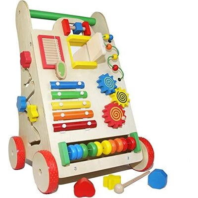 Zolta Jeździk edukacyjny chodzik pchacz drewniany dla dziecka Montessori Zolta Jeździk edukacyjny chodzik pchacz drewniany dla dziecka Montessori