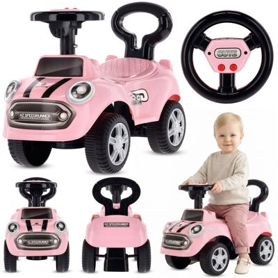 Sun Baby Jeździk Samochód Auto Pchacz Dla Dzieci Go Go Fassion Różowy Sun Baby Jeździk Samochód Auto Pchacz Dla Dzieci Go Go Fassion Różowy