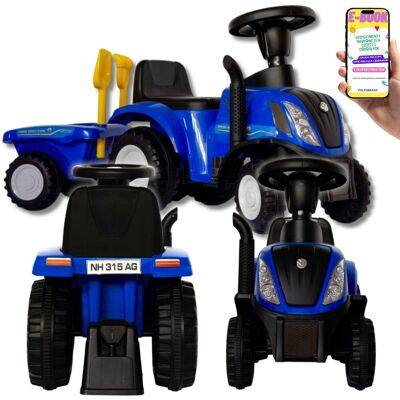 Pltb Jeździk Traktor z Przyczepką i Efektami Świetlno-Dźwiękowymi NEW HOLLAND PREZENT DLA DZIECKA + EBOOK Pltb Jeździk Traktor z Przyczepką i Efektami Świetlno-Dźwiękowymi NEW HOLLAND PREZENT DLA DZIECKA + EBOOK