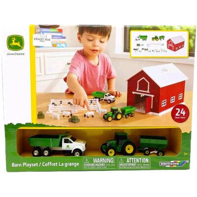 Pozostałe John Deere FARMA ZESTAW STODOŁA TRAKTOR AUTO ZWIERZĘTA Pozostałe John Deere FARMA ZESTAW STODOŁA TRAKTOR AUTO ZWIERZĘTA