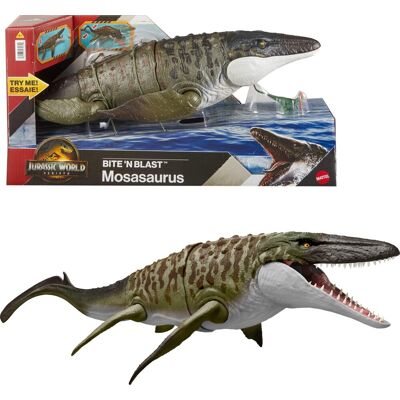 Mattel Jurassic World Odrodzenie Mozazaur Atak Paszczą, Dla Dzieci 4+ Jch00 Mattel Jurassic World Odrodzenie Mozazaur Atak Paszczą, Dla Dzieci 4+ Jch00