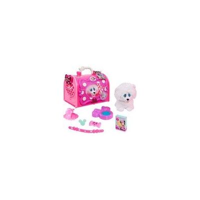 Just Play Disney Myszka Minnie Transporter różowy Zestaw Mały Weterynarz Podróżny Pluszowy biały piesek Maskotka Szczeniak 8 elementów Just Play Disney Myszka Minnie Transporter różowy Zestaw Mały Weterynarz Podróżny Pluszowy biały piesek Maskotka Szczeniak 8 elementów