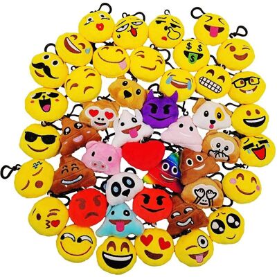 JZK 45 x Mini pluszowy emotikon brelok do kluczy 5cm żółty mały uśmiechnięta twarz breloczek do plecaka dla dzieci przyjęcie urodzinowe dla dorosłyc.. JZK 45 x Mini pluszowy emotikon brelok do kluczy 5cm żółty mały uśmiechnięta twarz breloczek do plecaka dla dzieci przyjęcie urodzinowe dla dorosłyc..