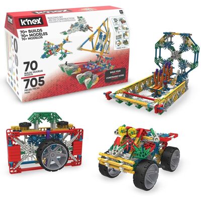 K'NEX 13419 Imagine 70 zestaw modelarski, zabawki edukacyjne dla dzieci, 705-częściowy zestaw do nauki łodygi, inżynieria dla dzieci, zabawne i kolo.. K'NEX 13419 Imagine 70 zestaw modelarski, zabawki edukacyjne dla dzieci, 705-częściowy zestaw do nauki łodygi, inżynieria dla dzieci, zabawne i kolo..