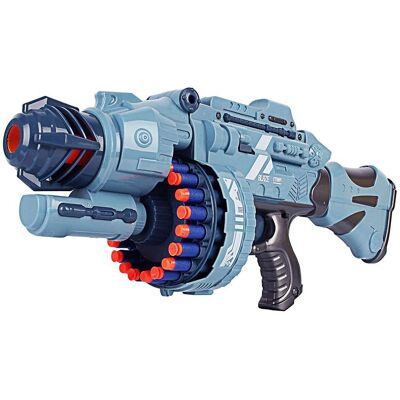 Inny producent Karabin maszynowy pistolet zabawkowy dla dzieci wyrzutnia z pociskami szara Inny producent Karabin maszynowy pistolet zabawkowy dla dzieci wyrzutnia z pociskami szara