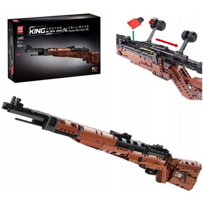 Karabin Snajperski Zestaw Klocków Mauser 98K 1:1 Klocki Technic Mould King Karabin Snajperski Zestaw Klocków Mauser 98K 1:1 Klocki Technic Mould King