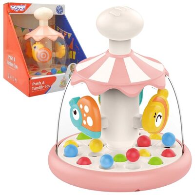 Lean Toys KARUZELA Z KOLOROWYMI ZWIERZĄTKAMI Lean Toys KARUZELA Z KOLOROWYMI ZWIERZĄTKAMI
