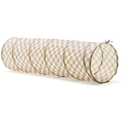Kid's Concept - Tunel do zabawy w kratkę, khaki Kid's Concept - Tunel do zabawy w kratkę, khaki