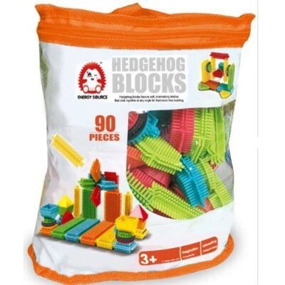 KIK, klocki konstrukcyjne, Wafle, Jeżyki, Grzebyki, 90 elementów KIK, klocki konstrukcyjne, Wafle, Jeżyki, Grzebyki, 90 elementów