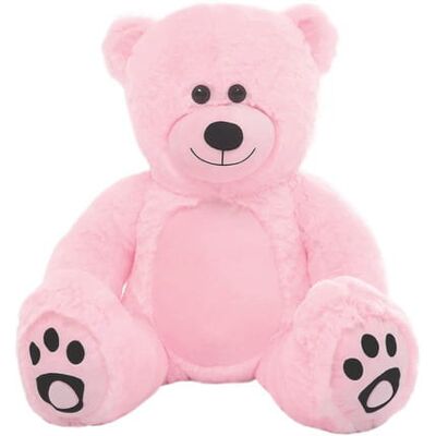 Bezmarkowe Klasyczny Pluszowy Miś - Różowy 90 cm Bezmarkowe Klasyczny Pluszowy Miś - Różowy 90 cm