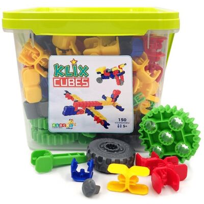 Popular Playthings Klix Cubes 150 el. - Klocki Konstrukcyjne Popular Playthings Klix Cubes 150 el. - Klocki Konstrukcyjne