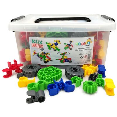 Popular Playthings Klix Cubes Gears 310 el. - Klocki Konstrukcyjne Popular Playthings Klix Cubes Gears 310 el. - Klocki Konstrukcyjne