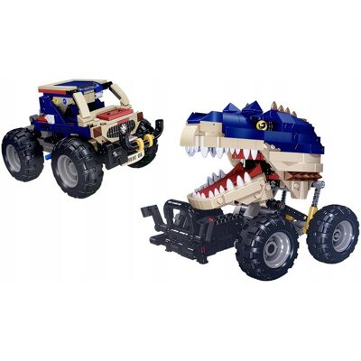 Inny producent Klocki 2w1 Samochód Dinozaur Tyranozaur Zestaw Klocków Monster Truck Auto 6 Inny producent Klocki 2w1 Samochód Dinozaur Tyranozaur Zestaw Klocków Monster Truck Auto 6