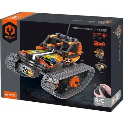 IM.MASTER Klocki 392 elementów pojazd RC na gąsienicach 3w1 IM.MASTER Klocki 392 elementów pojazd RC na gąsienicach 3w1