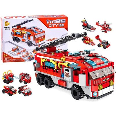 Inny producent Klocki Auto Straż pożarna 12w1 561 el. Inny producent Klocki Auto Straż pożarna 12w1 561 el.