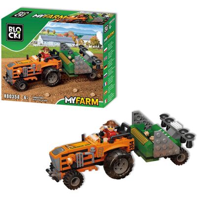 Klocki Blocki Myfarm Traktor Z Siewnikiem Klocki Blocki Myfarm Traktor Z Siewnikiem