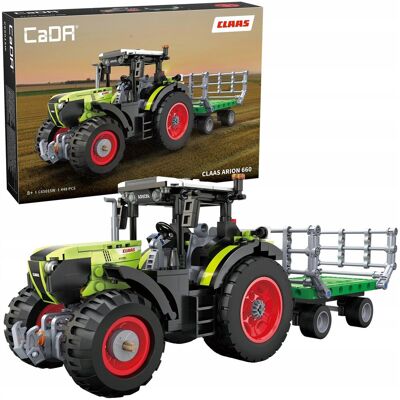 Klocki Cada Ciągnik Rolniczy Claas Arion 660 448 Elementów Traktor Klocki Cada Ciągnik Rolniczy Claas Arion 660 448 Elementów Traktor