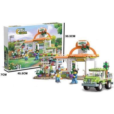 inna (Inny) KLOCKI CITY GLOBAL – SKLEP Z KWIATAMI + SAMOCHÓD – 509 ELEMENTÓW inna (Inny) KLOCKI CITY GLOBAL – SKLEP Z KWIATAMI + SAMOCHÓD – 509 ELEMENTÓW