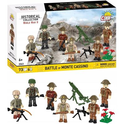 KLOCKI COBI 2063 Figurki Bitwa o Monte Casino WWII ZESTAW FIGUREK KLOCKI COBI 2063 Figurki Bitwa o Monte Casino WWII ZESTAW FIGUREK