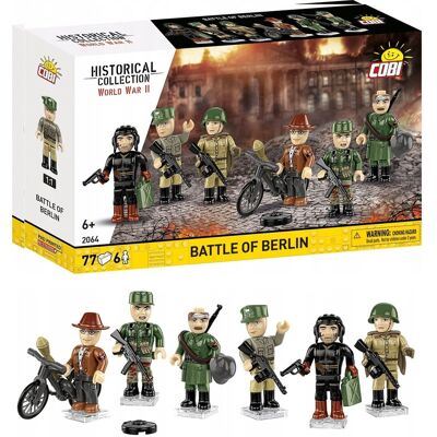 Klocki COBI 2064 Battle of Berlin 1945 ZESTAW 6 FIGUREK DIORAMA Klocki COBI 2064 Battle of Berlin 1945 ZESTAW 6 FIGUREK DIORAMA