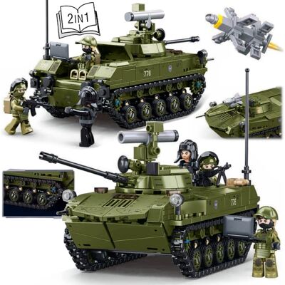 Lego Klocki CZOŁG BMD-2S BMD-1S Radziecki Bojowy Wóz Piechoty 2W1 3 Figurki Lego Klocki CZOŁG BMD-2S BMD-1S Radziecki Bojowy Wóz Piechoty 2W1 3 Figurki