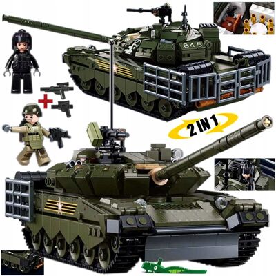 Lego Klocki Czołg Rosyjski T 80BVMS 2 w 1opak. Wojsko Armia Figurki + BROŃ Lego Klocki Czołg Rosyjski T 80BVMS 2 w 1opak. Wojsko Armia Figurki + BROŃ