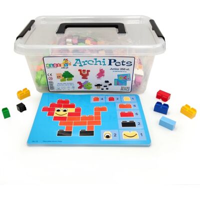 Klocki edukacyjne Little Architect - Archi Pets Junior 350 el. Klocki edukacyjne Little Architect - Archi Pets Junior 350 el.
