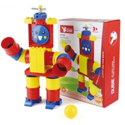 Klocki edukacyjne Wange DUBIE 420 – Robot Rurowy TubeGame, 40 elementów Klocki edukacyjne Wange DUBIE 420 – Robot Rurowy TubeGame, 40 elementów