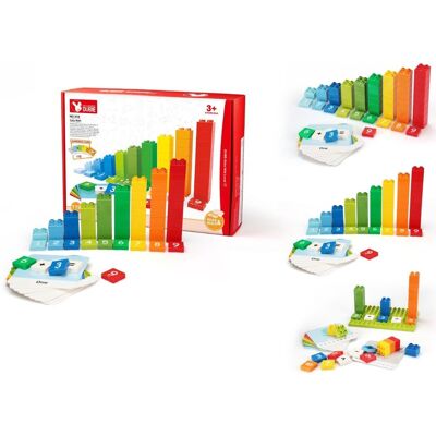 Klocki edukacyjne Wange DUBIE 510 – Wczesna Matematyka, 119 elementów + 10 kart Klocki edukacyjne Wange DUBIE 510 – Wczesna Matematyka, 119 elementów + 10 kart